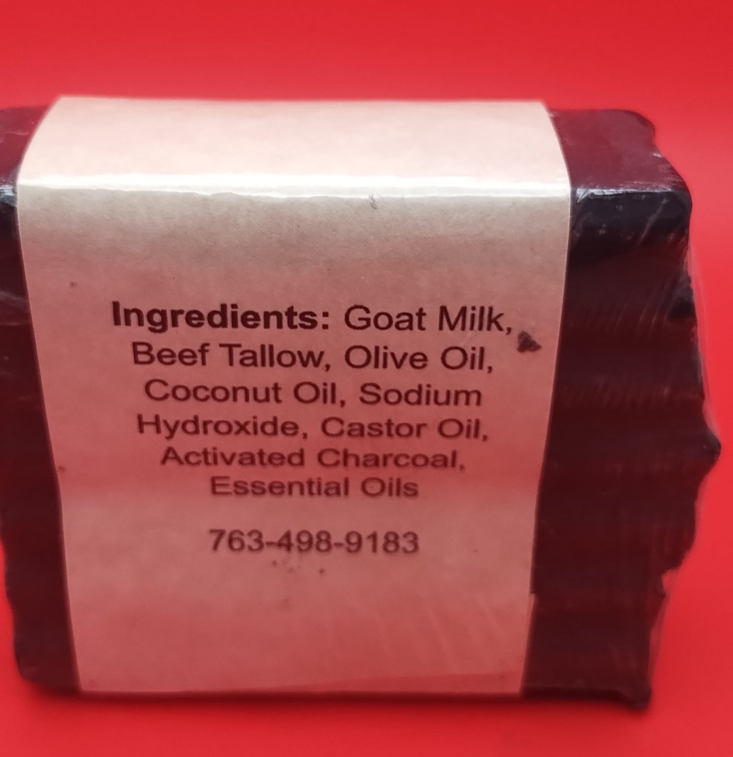 Activated Charcoal Frankincense and Lavender Goat Milk & Tallow Soap