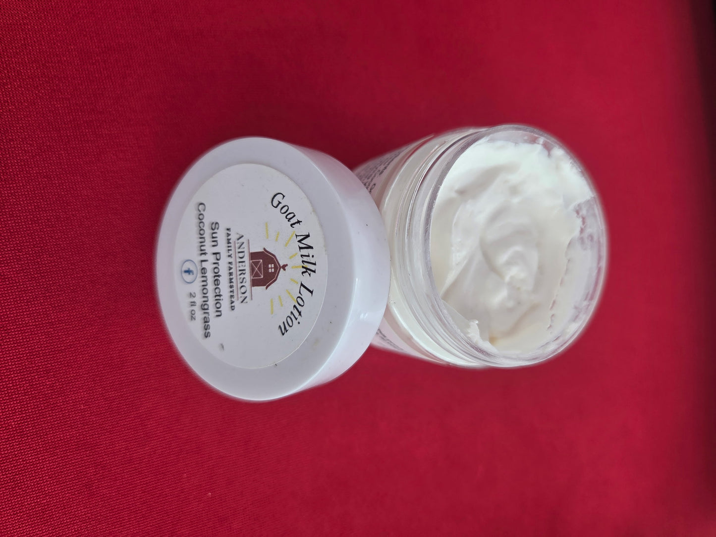 2 oz jar Unscented Goat Milk Lotion