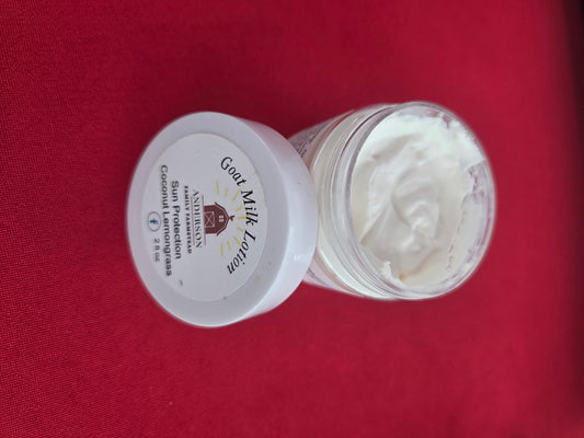 2 oz jar Unscented Goat Milk Lotion