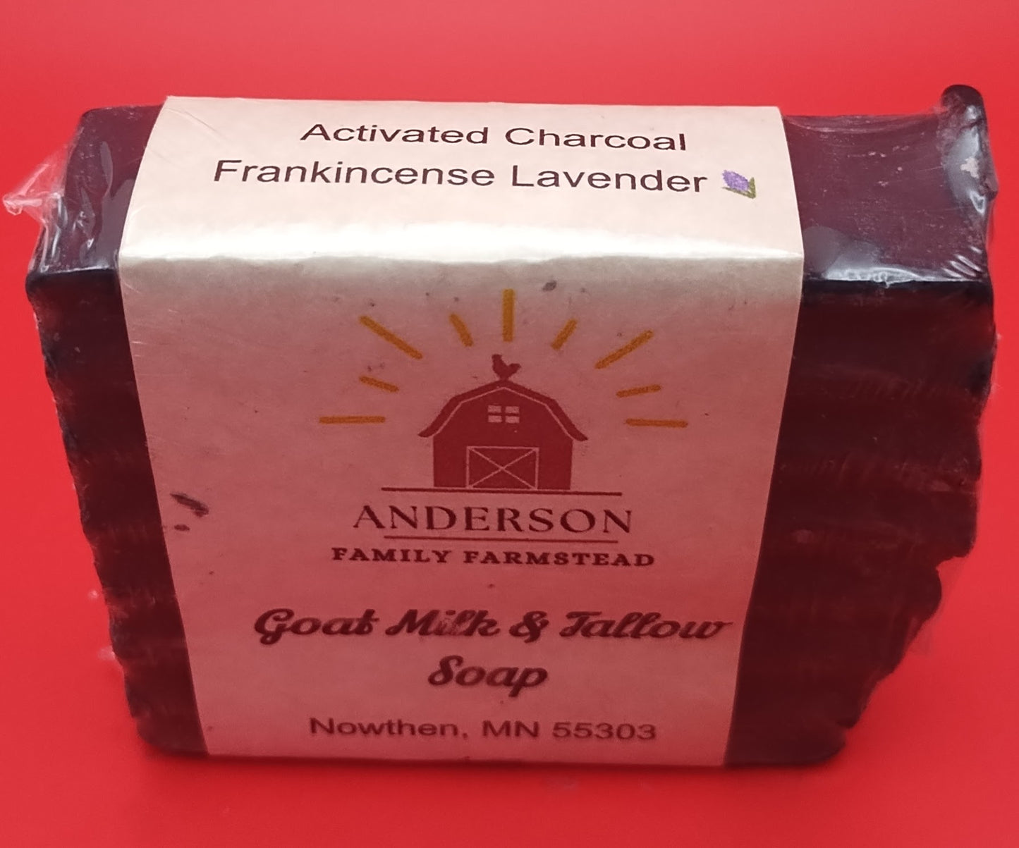 Activated Charcoal Frankincense and Lavender Goat Milk & Tallow Soap