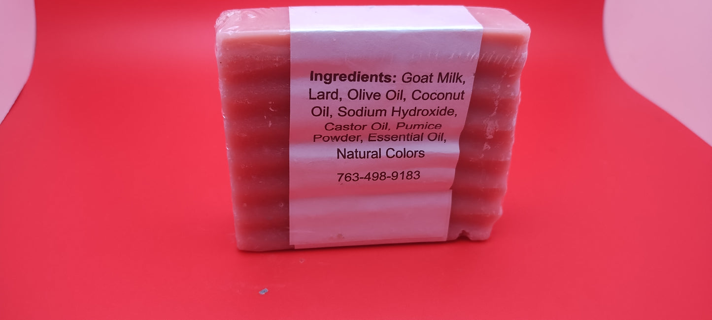 Goat Milk Soap Peppermint Tea Tree Pumice