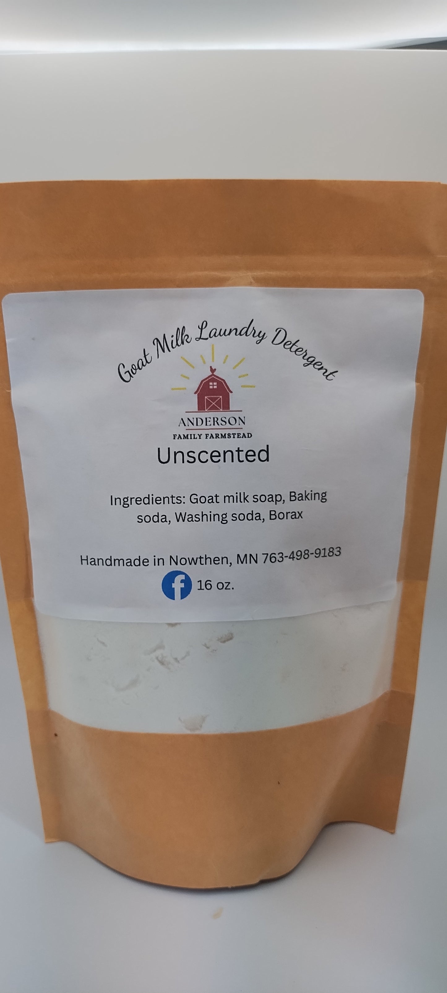 Unscented Goat Milk Soap Laundry Detergent