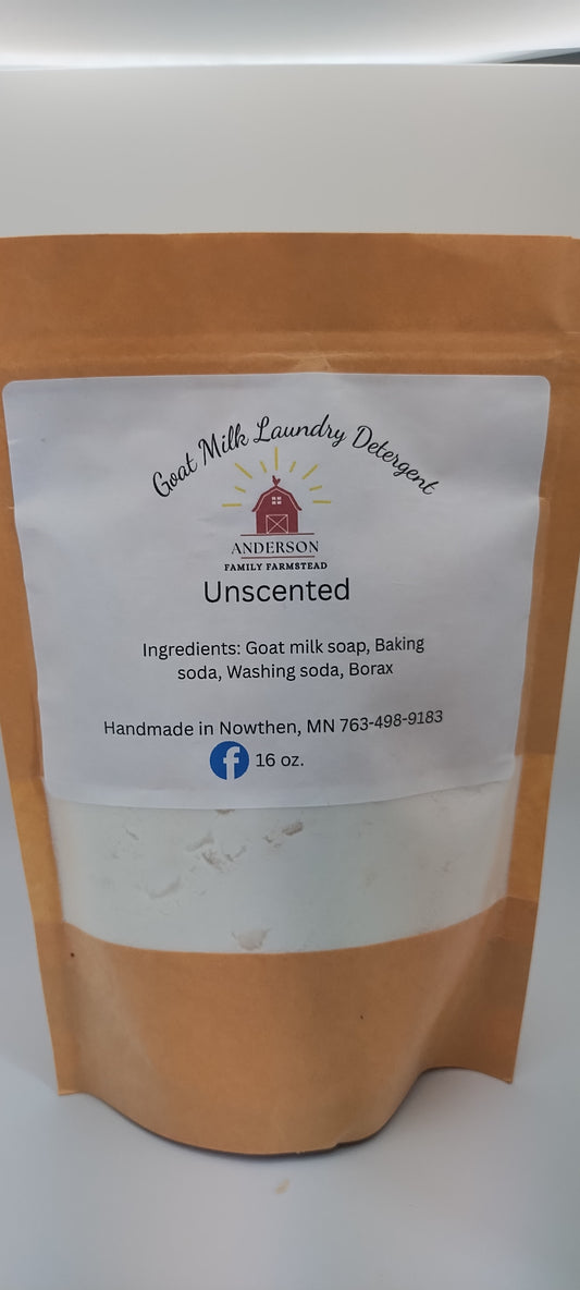Unscented Goat Milk Soap Laundry Detergent