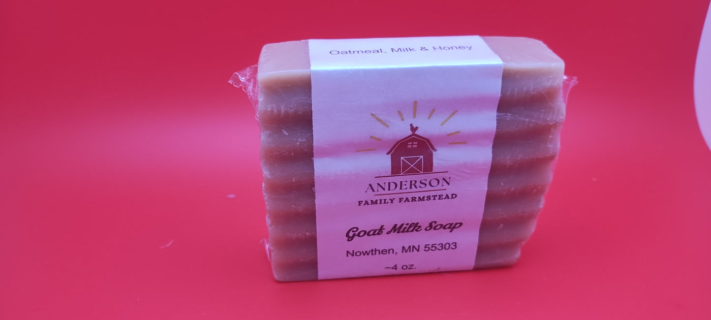 Oatmeal, Milk & Honey Goat Milk Soap
