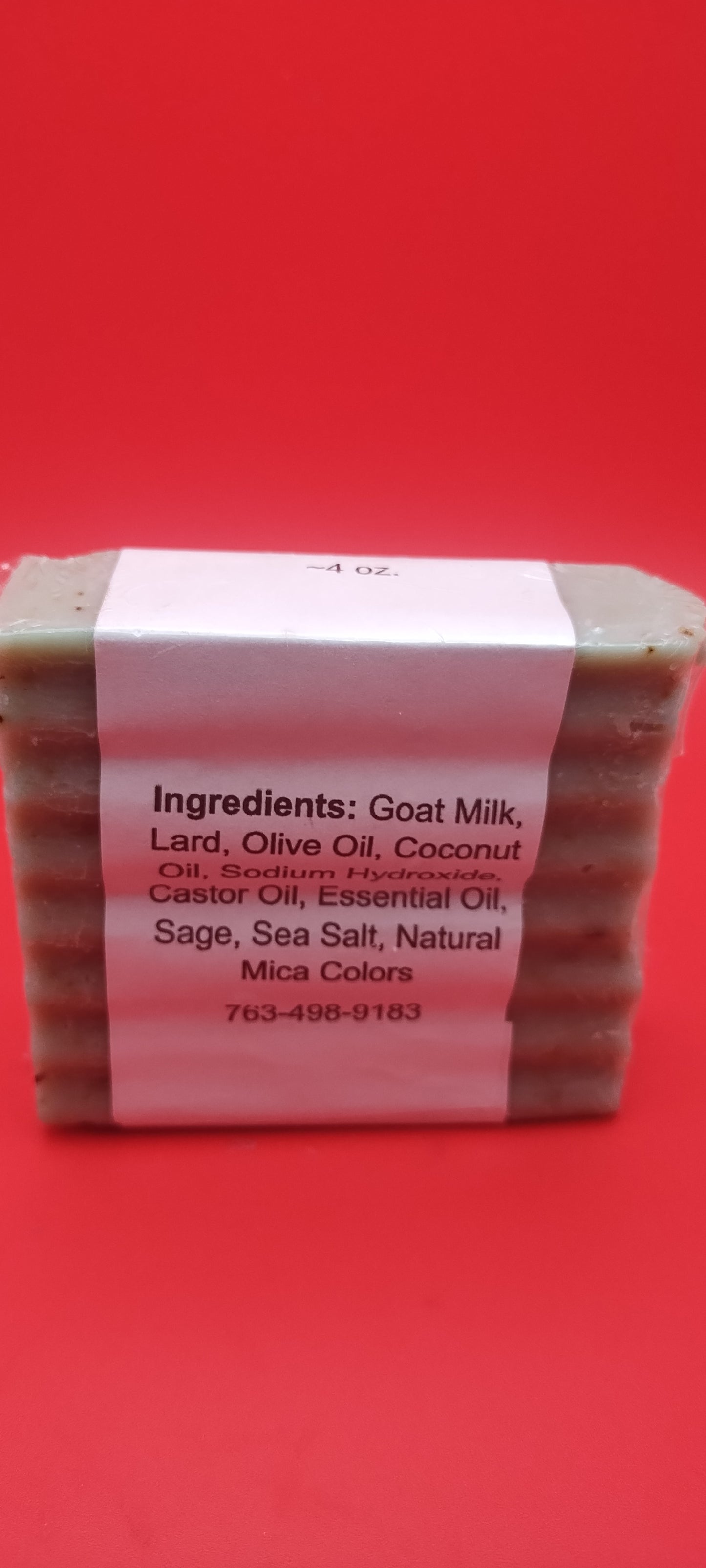 Rugged/Earthy/Woodsy 4 oz Goat Milk Soap